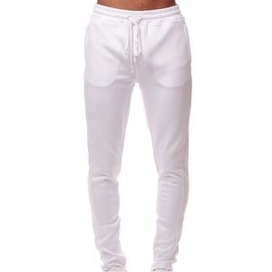 🧡 White Adidas Joggers